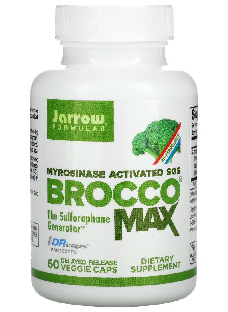 jarrow formulas BroccoMax 35 mg - Broccoli Seed Extract - 60 Delayed Release Veggie Capsules - 30 Servings - Supports Healthy Cell Replication & Liver Health - Dietary Supplement - Gluten Free - Image 2