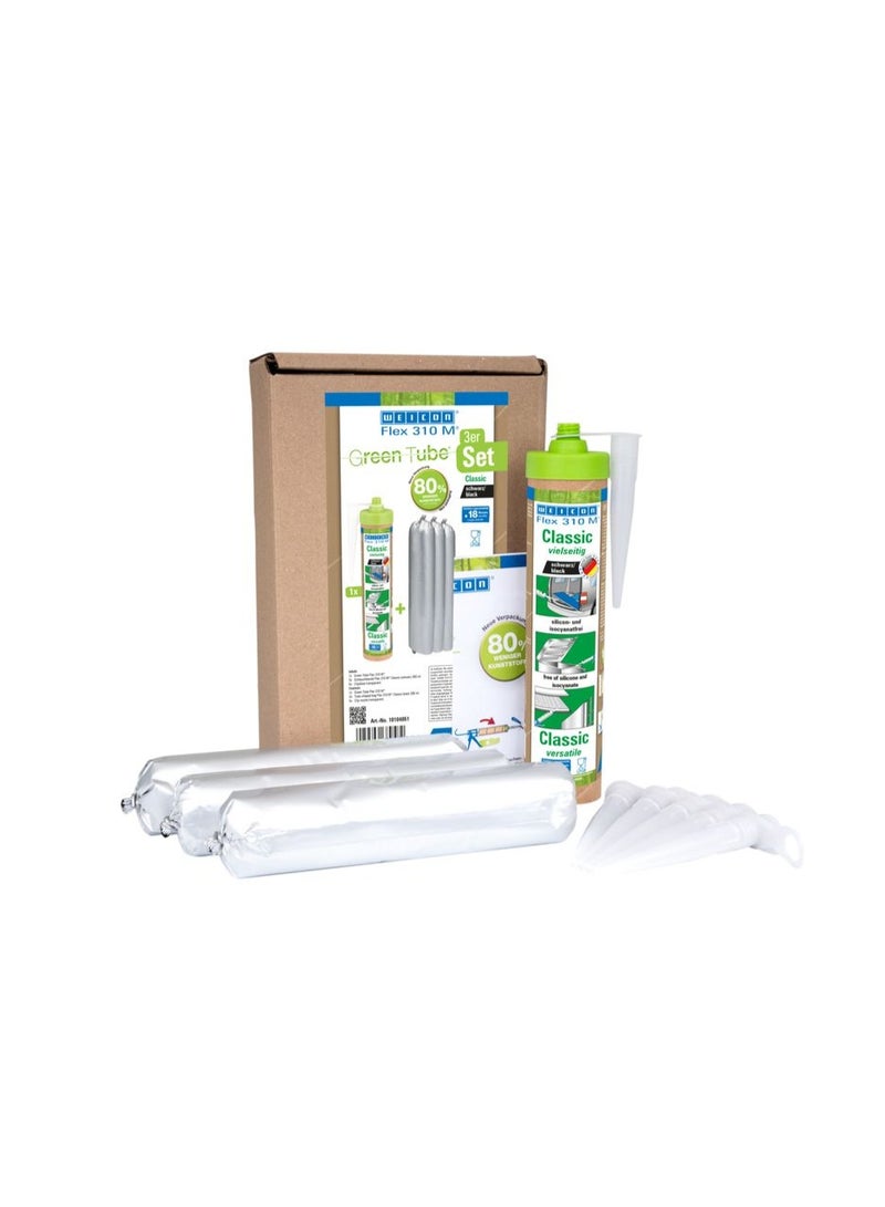 WEICON Green Tube Flex 310M Classic Black 280 ml - Image 3