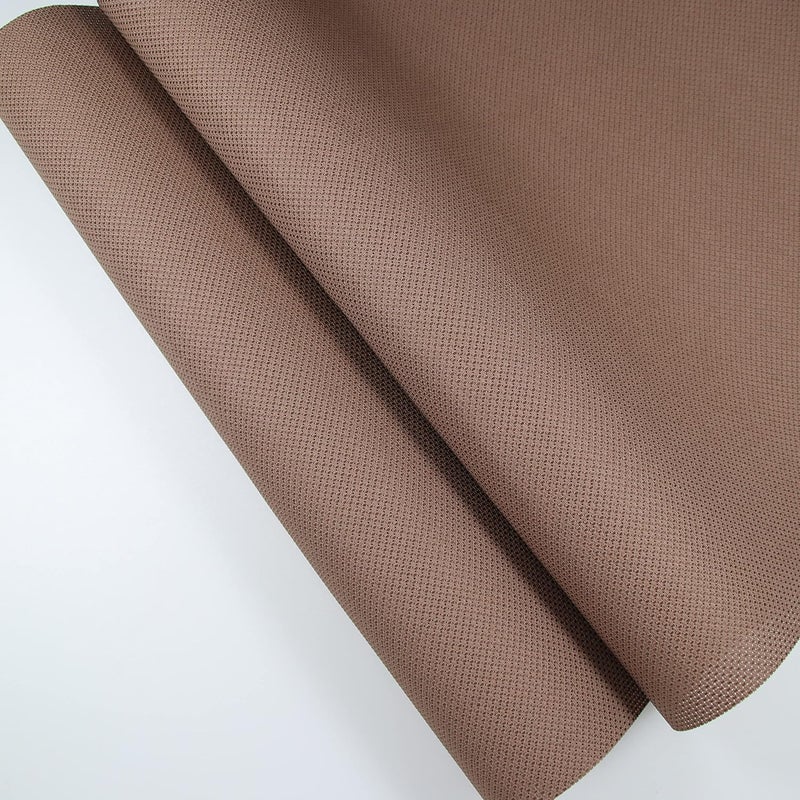 KCS 59" x 1 Yard 14ct Counted Cotton Aida Cloth Cross Stitch Fabric (Brown) - Image 5