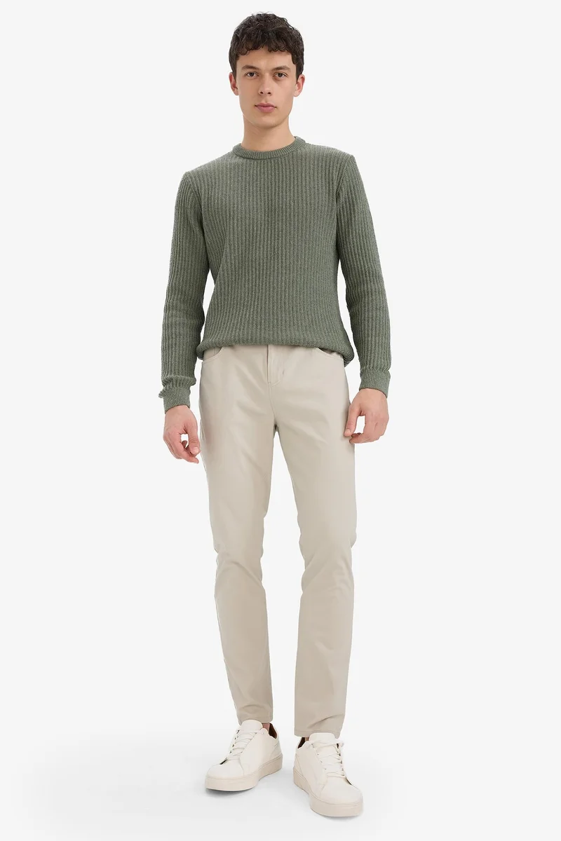 Defacto  Slim Fit Super Skinny Leg Chino Pants for Men | Best Price UAE