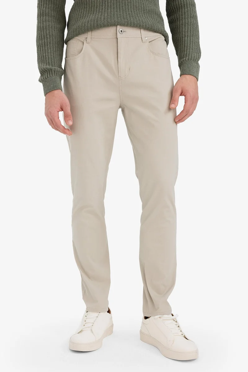Defacto  Slim Fit Super Skinny Leg Chino Pants for Men | Best Price UAE
