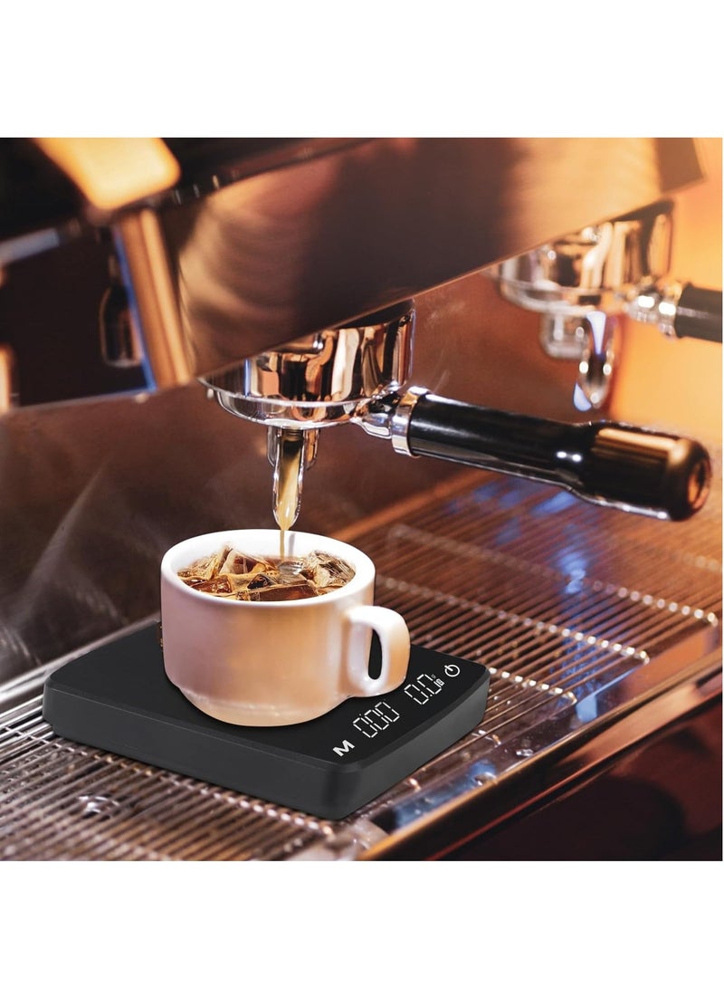 Coffee Scale with Timer, 2kg/0.1g High-Precision Espresso Scale for Espresso and Pour Over Coffee, High Precision Small Multifunctional Digital Kitchen Food Scale - Image 5