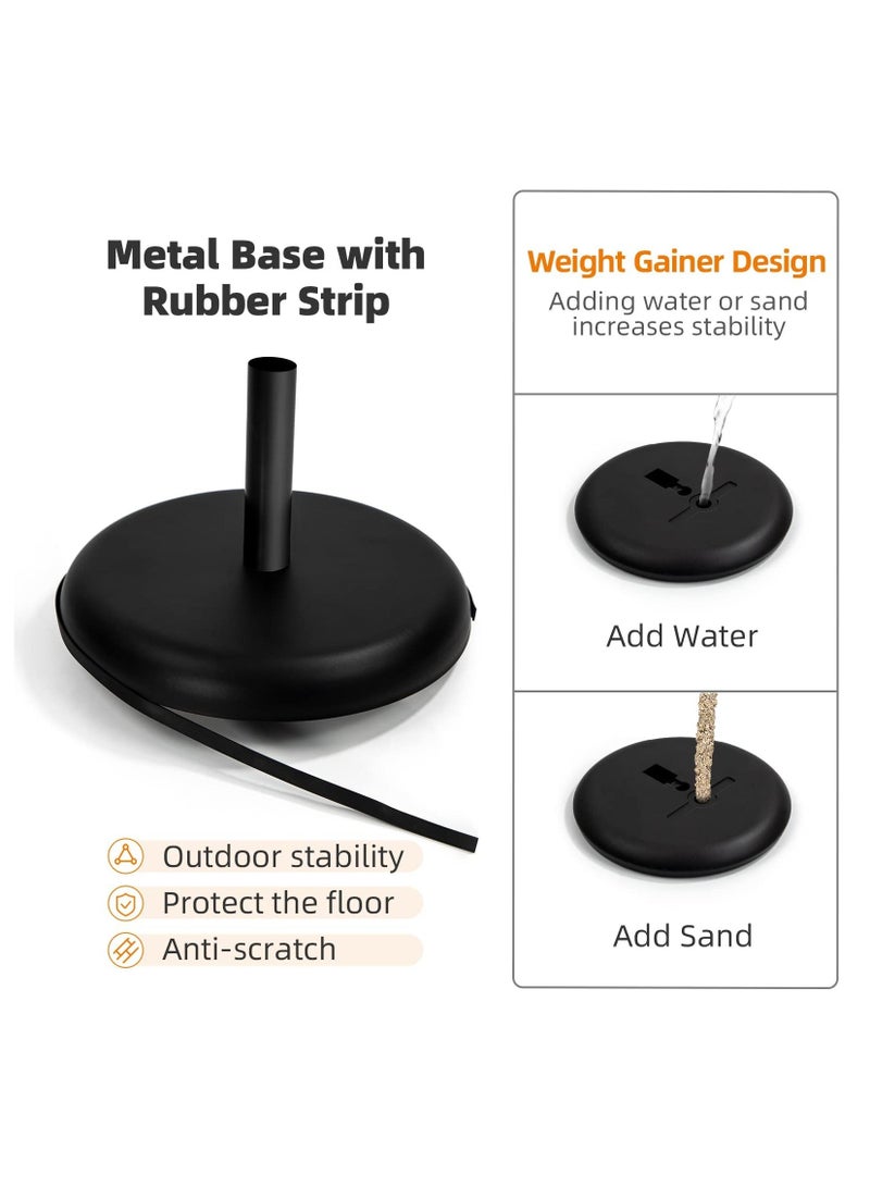 A3 Sign Stand Adjustable Poster Stand Aluminum Snap Frame Menu Stand Replaceable Advertising Rack Floor Display Stands with Safety Corner and Stable Round Base (Black, A3) - Image 5