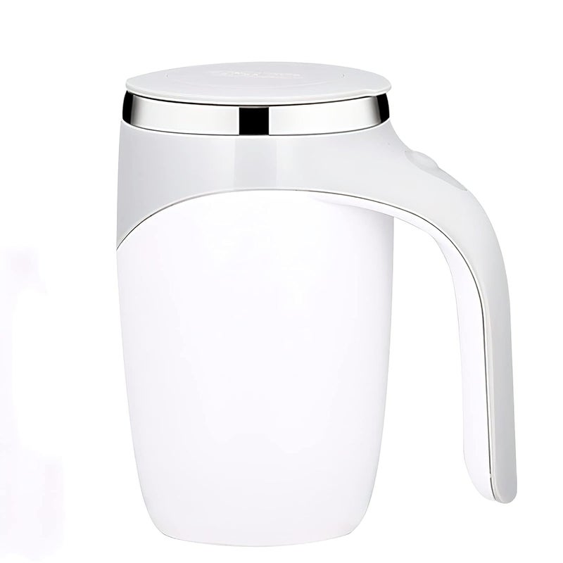 COLBEX Automatic Magnetic Stirring Coffee Cup 380ml Auto Self Stirring Coffee Mug Stainless Steel Cup Electric Smart Mug Rotating Office Travel Mixing Cup for Hot Chocolate Cocoa Milk - Image 1