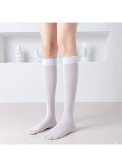 White Leg Socks 35cm