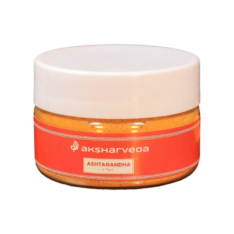 Aksharveda Ashtagandha Powder for Tilak | Traditional Chandan Tilak for Pooja & Religious Rituals - Image 1