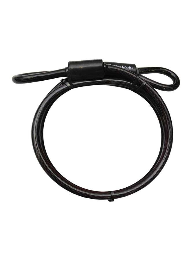 Master Lock Braided Steel Padlock Cable Black 1.8meter - Image 1