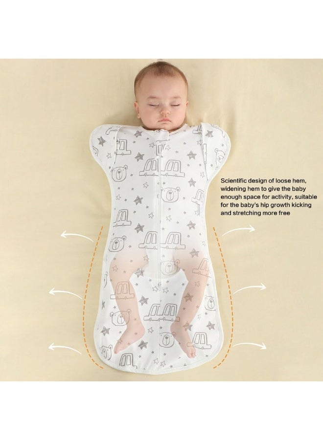 Bukela Swaddle Sleeping Bag – Space Exploration Print, 75cm, Cotton Baby Sleep Sack, Breathable for Infants - Image 4