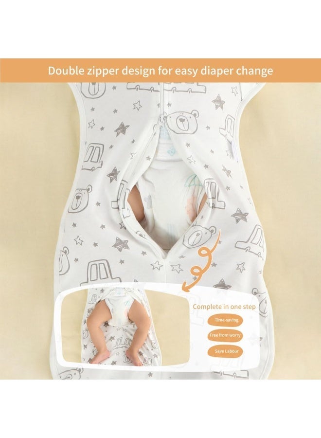 Bukela Swaddle Sleeping Bag – Space Exploration Print, 75cm, Cotton Baby Sleep Sack, Breathable for Infants - Image 5
