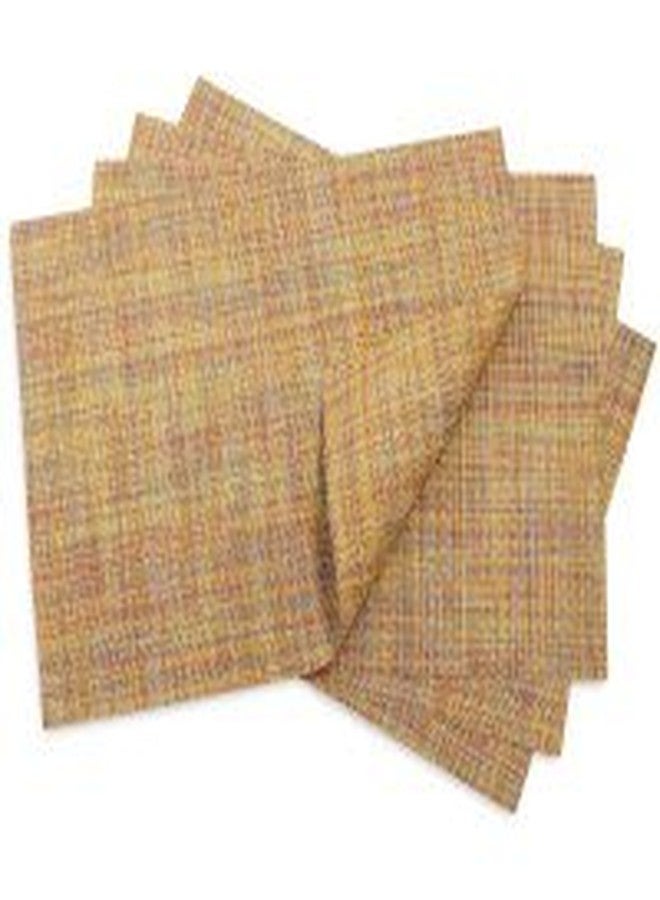 Chilewich Mini Basketweave Placemat 0025-MNBK-TURQ, 19" x 14", Chambray - Image 3