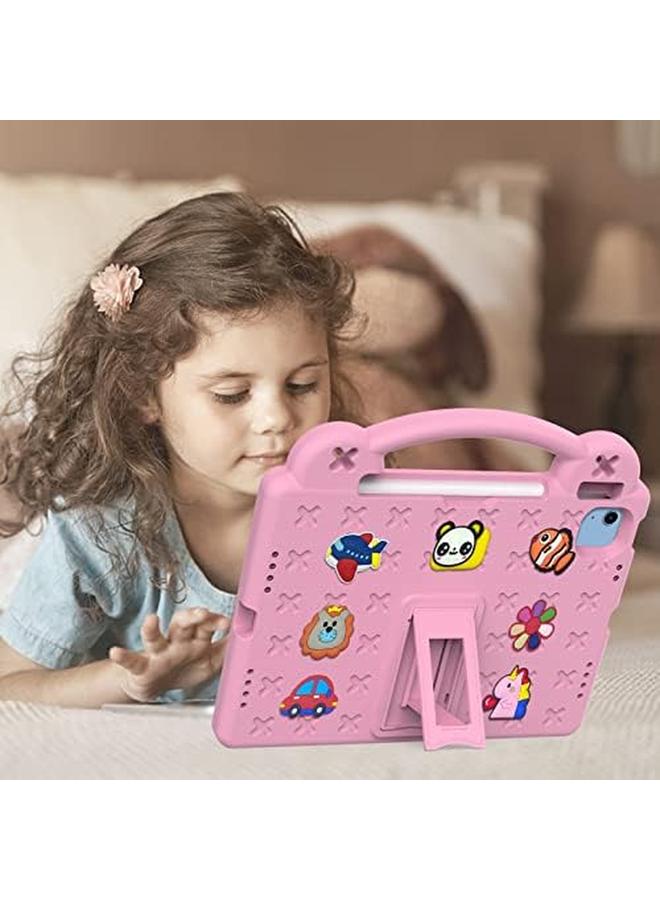 erorex Kids Case For Ipad 10Th Generation Case Kids 10.9 Inch 2022 Ipad 10Th Case Durable Shockproof Lightweight Protective Handle Stand 2022 10.9" Ipad 10Th Generation Case Child Toddlers (Pink)  - Image 2