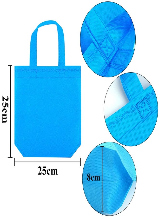 Elcoho 24 Non-woven Party Favor Bags - 9.8x9.8x3 Inch Reusable Gift Tote Bags with Handles for Wedding & Birthday Parties - Image 2