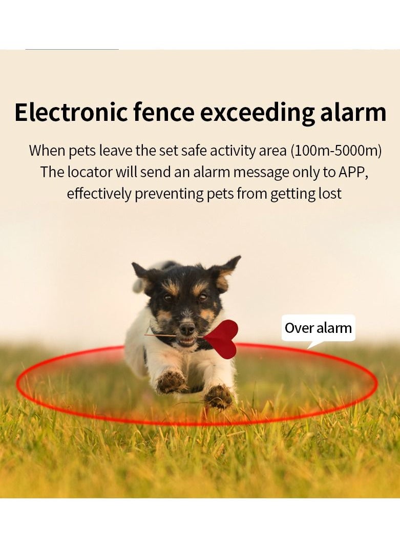 Generic - Pet GPS Tracker Collar Gps Tracker for Cats and Dogs Smart Pet Locator Anywhere Waterproof - Image 1