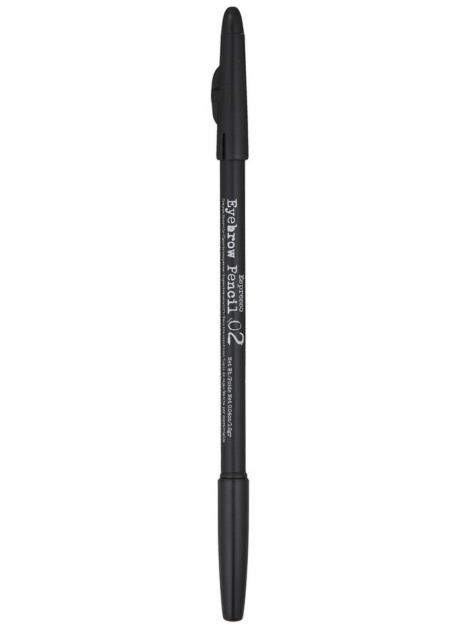 The BrowGal 3 in 1, Skinny Eyebrow Pencil - 02 with Sharpener Cap & Spoolie Brush - Draws Tiny Brow Hairs & Fills in Sparse Areas & Gaps, Sharp Enable, Longwear, Long Lasting - "7.4 In, Espresso - Image 2
