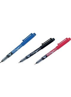 PILOT V-Signpen Felt Tip 3-Piece 