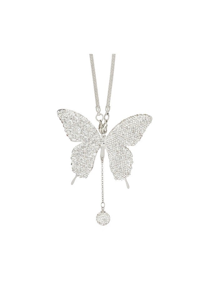 EBMINI New Car Diamond Inlaid Butterfly Pendant 