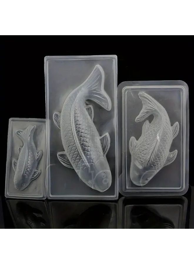 Random Color 3D Silicone Koi Fish Mold For Chocolate And Cake Decorating L - Image 5