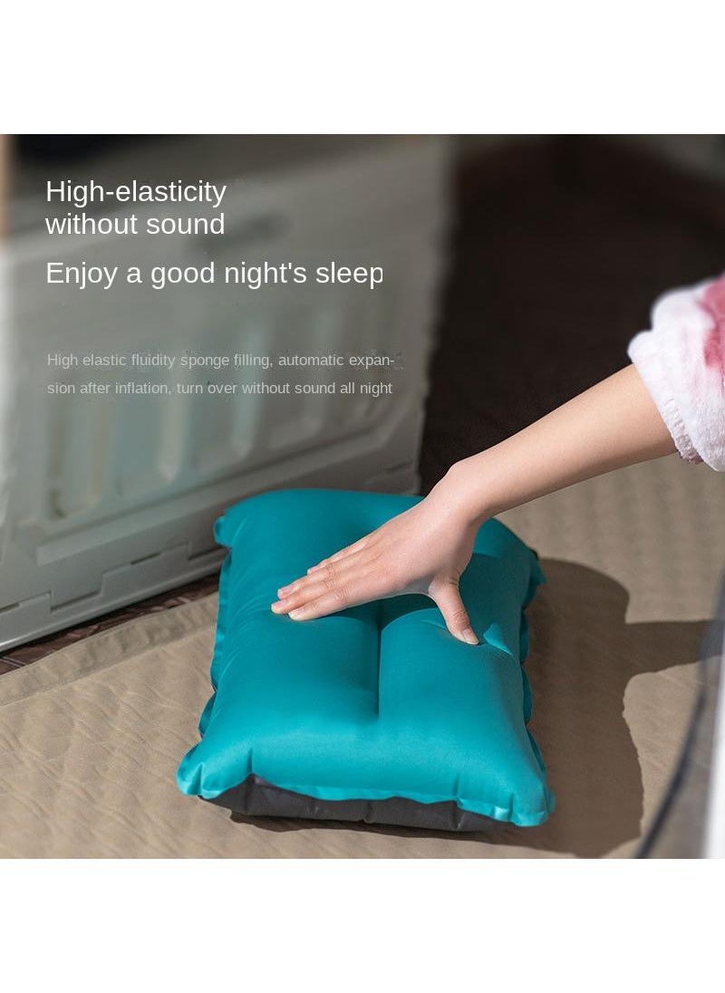 Bluejw - Ultralight Compact Inflatable Camping Pillow, Soft Compressible Portable Travel Air Pillow for Outdoor Camp, Sport, Hiking, Backpacking Night Sleep and Car Airplane Lumbar Support - Image 1