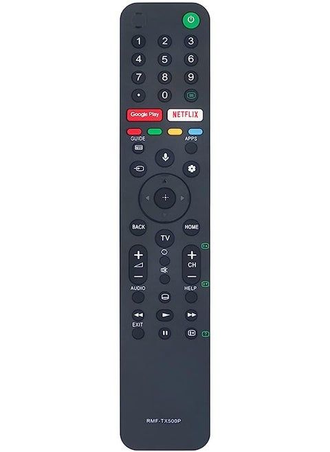 RMF-TX500P Replaced Voice Remote Control Fit for Sony TV Sub Remote Controller RMF-TX500U RMF-TX510V RMF-TX500T Compatible With Models Series A8H X85G X95G X8000 X8500 X9000 X9500