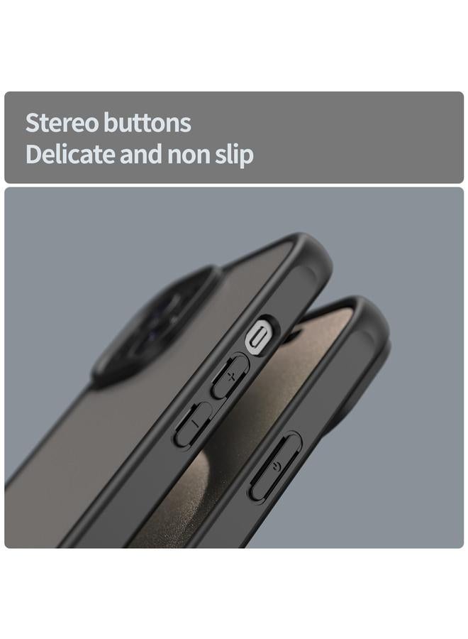 erorex Case For iPhone 15 Pro Max Fan Dun Series TPU Hybrid PC Frosted Phone Case - Image 5