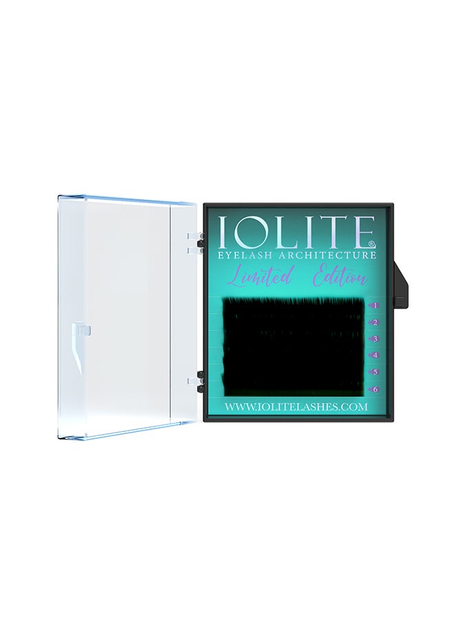 IOLITE Colored Classic Lashes Eyelashes Ombre Limited Edition Straight 07T, Mix8-15Mm