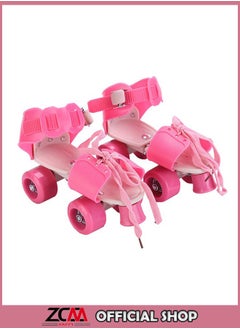 ZCM-HAPPY Kids Unisex Four Wheel Roller Skating Shoes  - Image 1