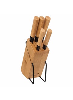 5five Knife Set W Stand 6 Pc 