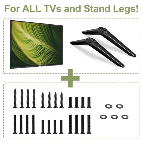 Maozhren TV Stand Screws and Washers for All TV Stand Legs Screws Kit for TCL Hisense Samsung LG Vizio JVC Onn Sony Toshiba Insignia Westinghouse Philips Sharp Roku TV Legs Universal TV Stand Screws - Image 5