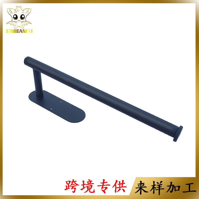 Kitchen Stainless Steel Tissue Holder Cabinet Roll Paper Holder New Hanging Cabinet Rag Holder Toilet Toilet Paper Holder Paper Rod - Image 2