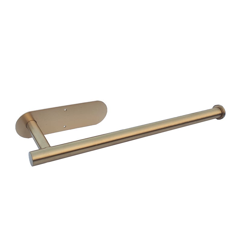 Kitchen Stainless Steel Tissue Holder Cabinet Roll Paper Holder New Hanging Cabinet Rag Holder Toilet Toilet Paper Holder Paper Rod - Image 4