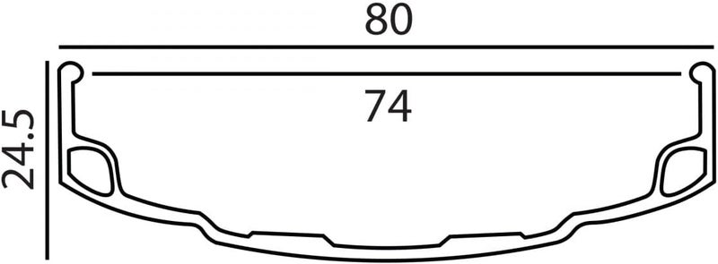 Origin8 AT-PRO80-UL Fat Bike Rim, 26 x 4.0, 32/64 - Image 2