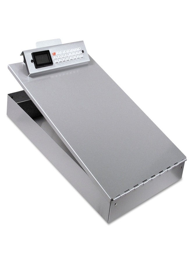 Saunders 11025 Redi-Rite Aluminum Storage Clipboard 1-Inch Clip Cap 8 1/2 x 12 Sheets Silver - Image 1