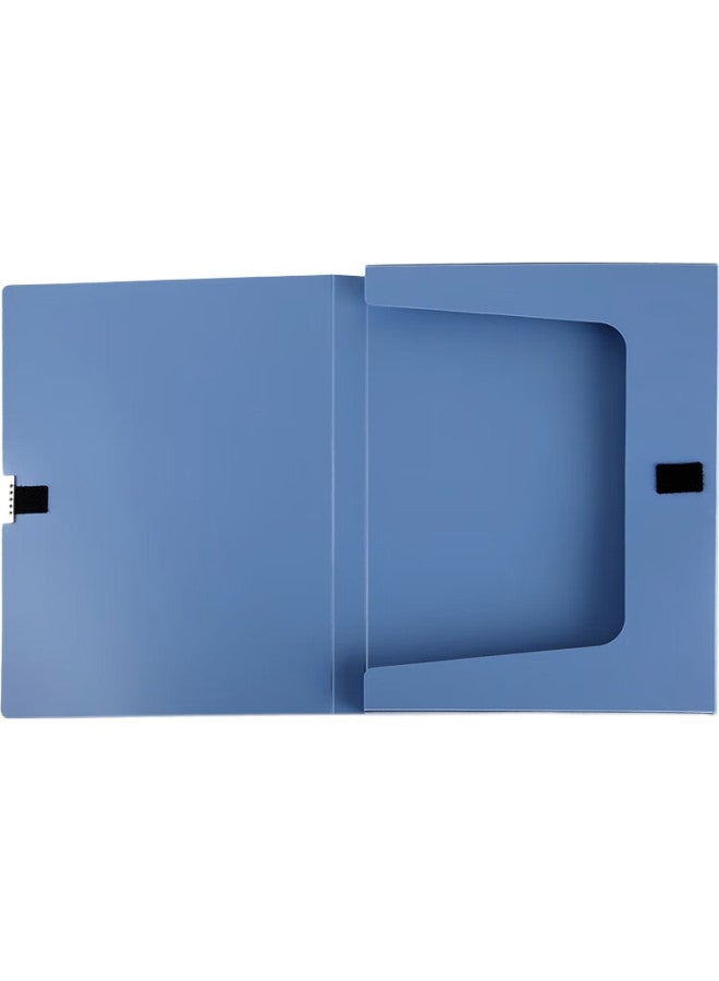 Comix 22Mm Durable Adhesive File Box/A4 Document Box/Storage Box, Blue, Office Stationery A1242 - Image 1