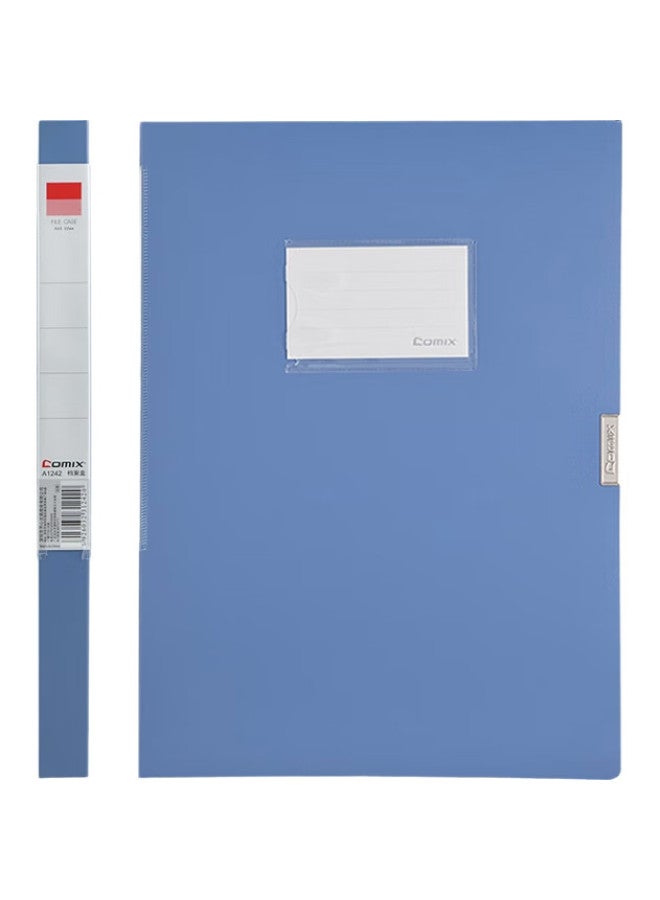 Comix 22Mm Durable Adhesive File Box/A4 Document Box/Storage Box, Blue, Office Stationery A1242 - Image 2