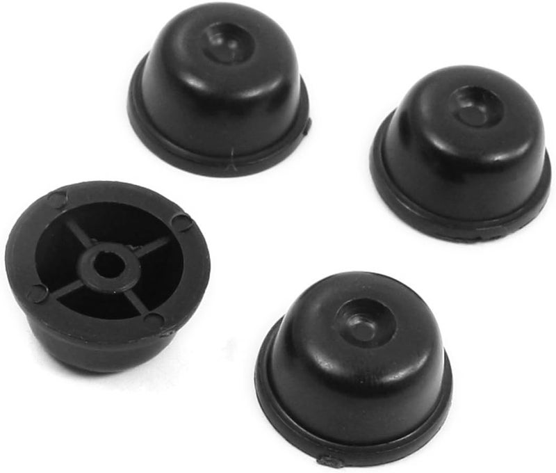 Flyshop Flyshop Metal Stud Screw Mount Luggage Feet Foot Pad 4 Pcs Black 075 x 043 - Image 2
