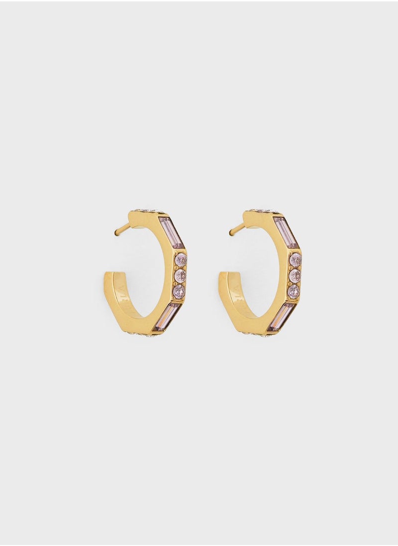 Furla Sparkling Hoop Earrings  - Image 1