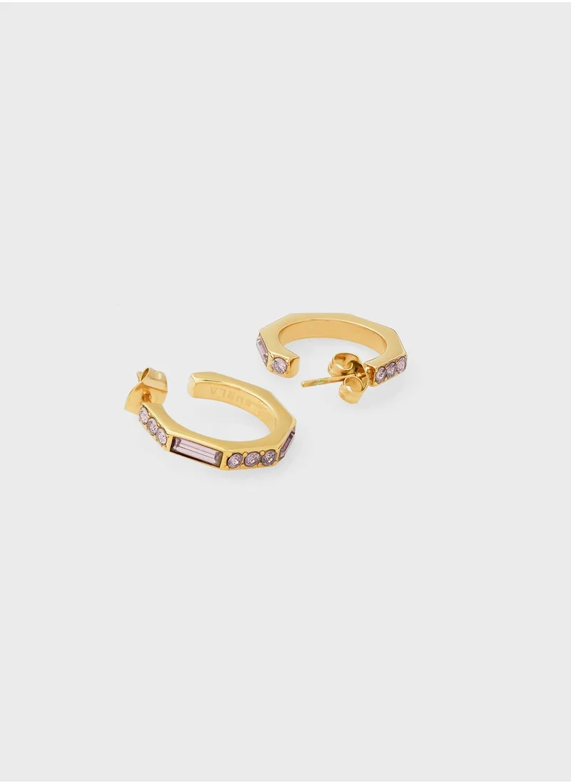 Furla Sparkling Hoop Earrings