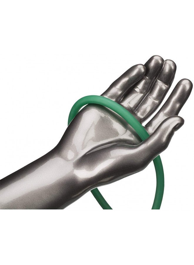 THERABAND Resistance Tubes, Professional Latex Elastic Tubing, Upper & Lower Body, Core Exercise, Physical Therapy, Lower Pilates, At-Home Workout, & Rehab, 25 Foot, Green, Heavy, Intermediate Level 1 - Image 4
