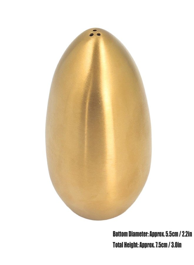 Moofey Gold Salt Shakers, Egg Shaped Salt Dispenser for Outdoor Barbecue Restaurant Banquet Party - Image 5