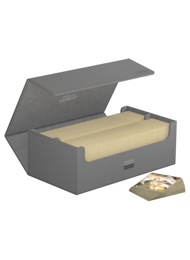 Ultimate Guard حافظة Ultimate Guard Arkhive 800+، علبة بطاقات TCG مزدوجة الأكمام لـ 800 بطاقة، رمادي، متوافقة مع Boulders، إغلاق مغناطيسي وبطانة داخلية من الألياف الدقيقة - Image 5