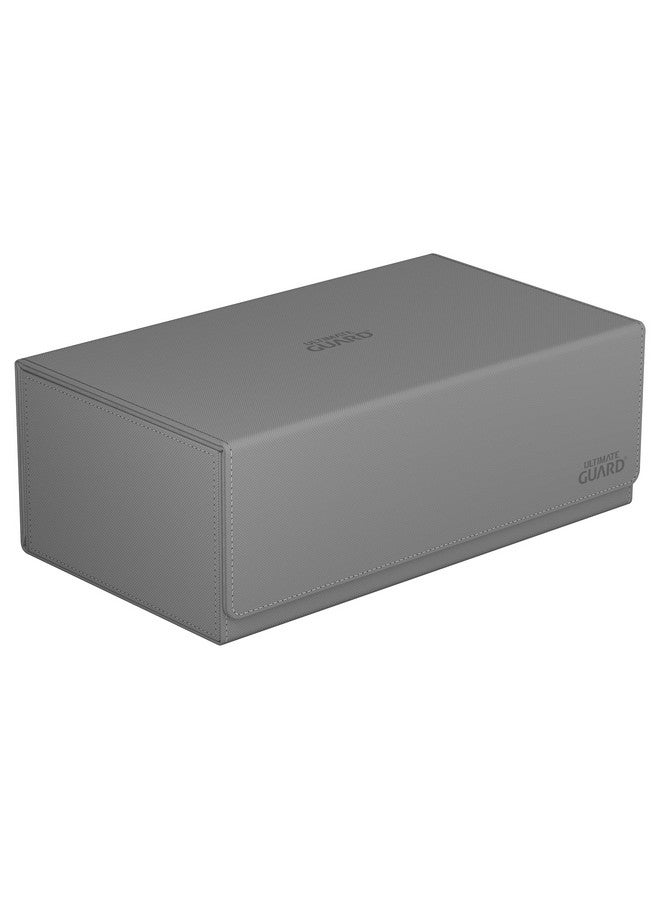 Ultimate Guard حافظة Ultimate Guard Arkhive 800+، علبة بطاقات TCG مزدوجة الأكمام لـ 800 بطاقة، رمادي، متوافقة مع Boulders، إغلاق مغناطيسي وبطانة داخلية من الألياف الدقيقة - Image 1
