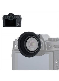 Soft Extended Eyecup Eyepiece Eyeshade for Fuji Fujifilm X-T30 II X-T30 X-T20 X-T10 XT30 II XT30 XT20 XT10 Viewfinder Installed via Hot Shoe -Black