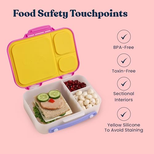 rabitat Munchbee Bento Lunch Box 1000ml | 1+1 Year Brand Warranty | Tiffin Box for School | Lunch Box for Kids Boys & Girls | BPA Free, Leakproof & Durable Bento Design | Miss Butters - Image 2