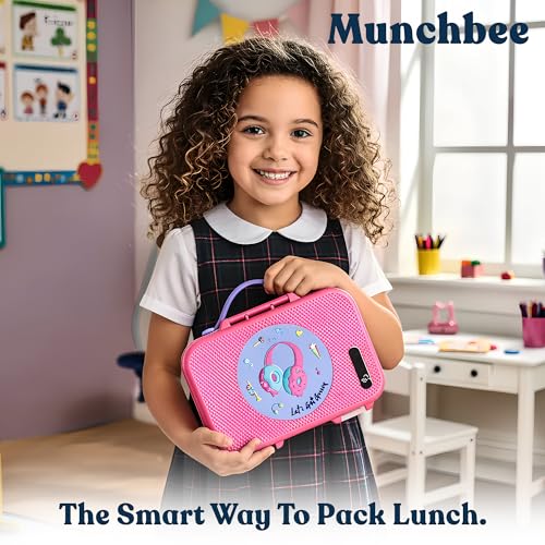 rabitat Munchbee Bento Lunch Box 1000ml | 1+1 Year Brand Warranty | Tiffin Box for School | Lunch Box for Kids Boys & Girls | BPA Free, Leakproof & Durable Bento Design | Miss Butters - Image 4