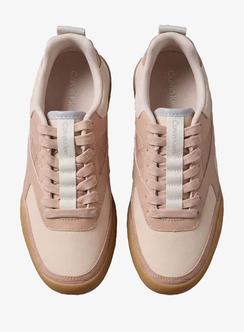 Calvin Klein  CK KAYLA - Croc-Effect Runner Trainers for Women | Best Price UAE