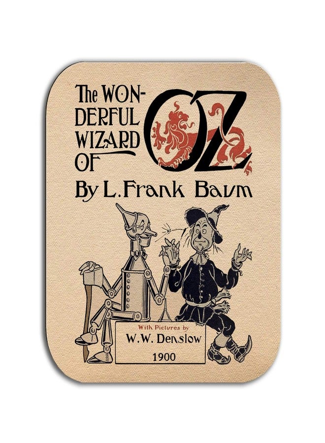 Universal Zone Set of 6 Wizard of Oz Drink Coasters. Six Mug Coasters with The Wonderful Wizard of Oz Book Design, Text and Illustrations. - Image 2