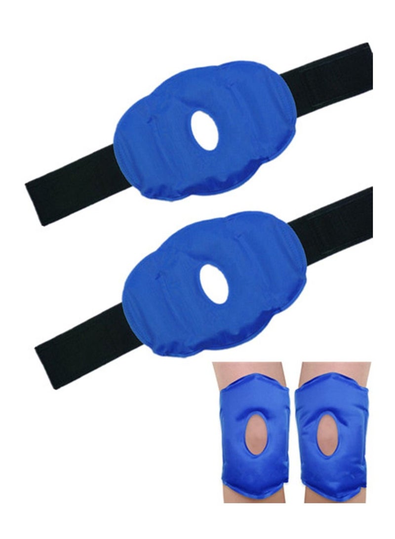 2 Pack Reusable Knee Cold Gel Pack for Knee Replacement Surgery Recovery Bursitis Arthritis Pain Relief - Image 1