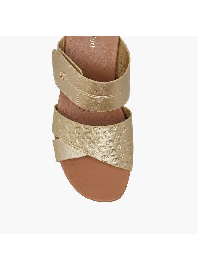 لو كونفورت صنادل نسائية سهلة الارتداء بكعب عريض وملمس مميز - Image 4