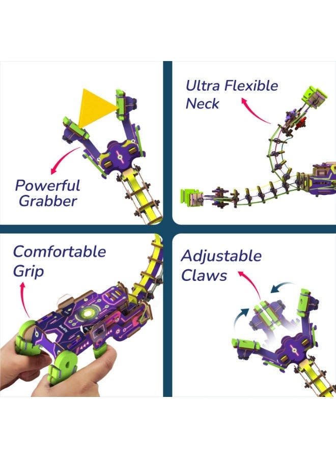 Smartivity Robotic Arm for Kids 8-14 Years | Handheld Grabber with Flexible Neck | Birthday/Christmas Gift for Boys & Girls I Educational Science Toy for Creative Play for 8,9,10,11,12,13,14 Years - Image 4