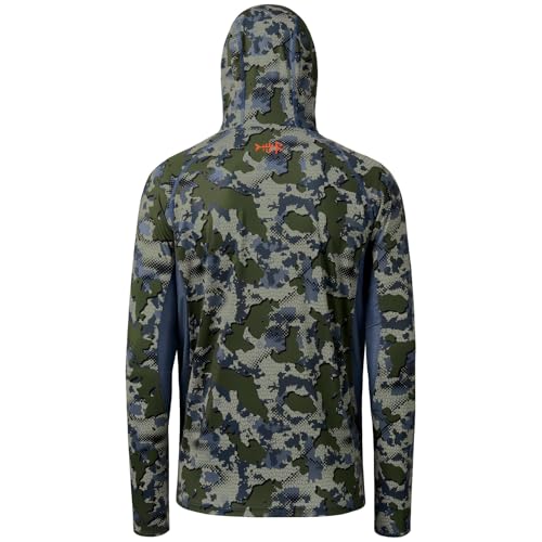 BASSDASH UPF 50 Mens Hunting Shirts with Mask Long Sleeve Camo Fishing Hoodie - Image 3
